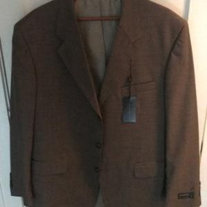 New Daniel Gray medium brown 2 piece suit w/tags